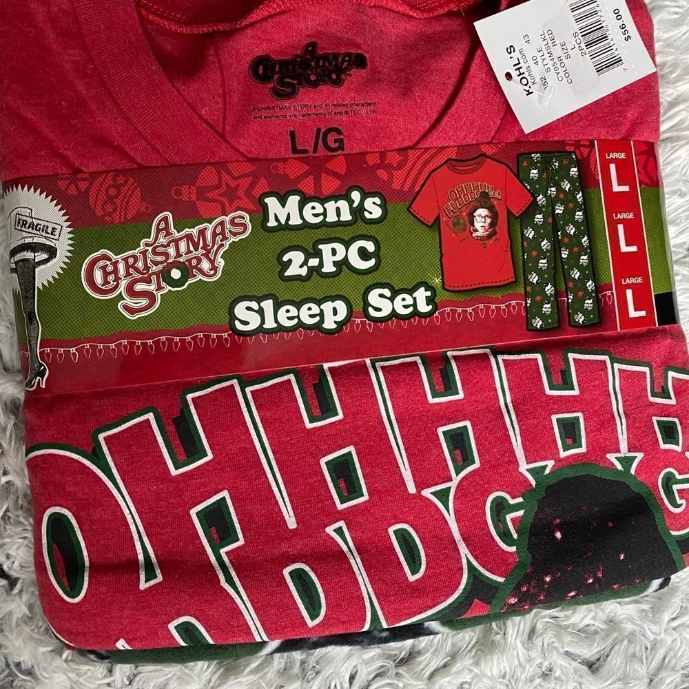 A Christmas Story 2 Piece Sleep Pajamas